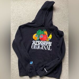 Adidas Black Hoodie with Graphic Design